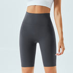 Pantalon de détente taille haute push-up pour femme, short sans coutures, tenue de sport et de yoga.