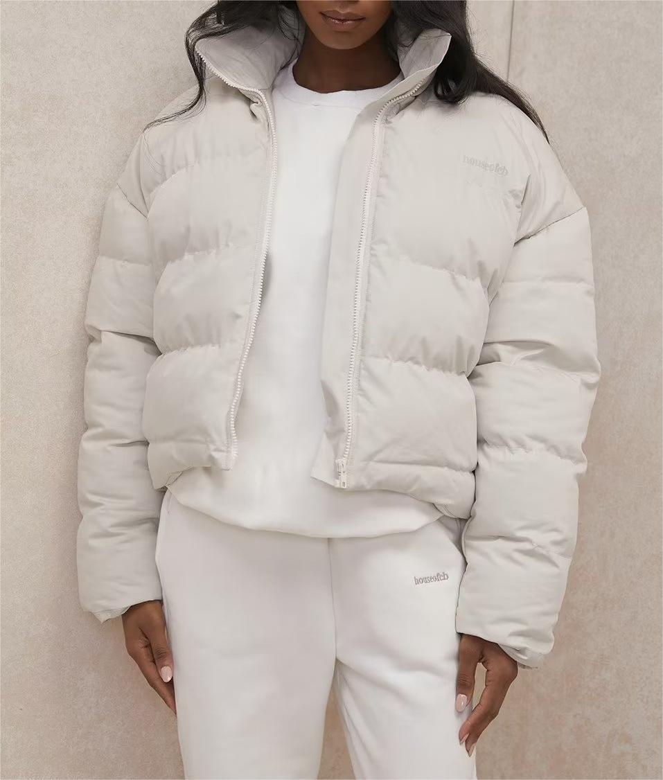 Women Cotton Quilted Coat Winter Casual Couple Clothes Sports Jacket Warm Thickened Cotton Padded Jacket TinkleBell