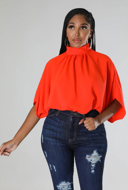 Ropa de mujer Camiseta holgada Mujer Batwing Casual Casual Simple Top