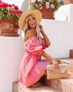 Women Summer Vacation New National Flounced Floral Dress Bohemian Suspender Babydoll Dress CC