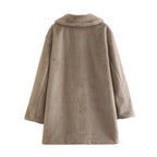 Autumn Winter Women Clothing Loose Casual Coat Coat SenDa