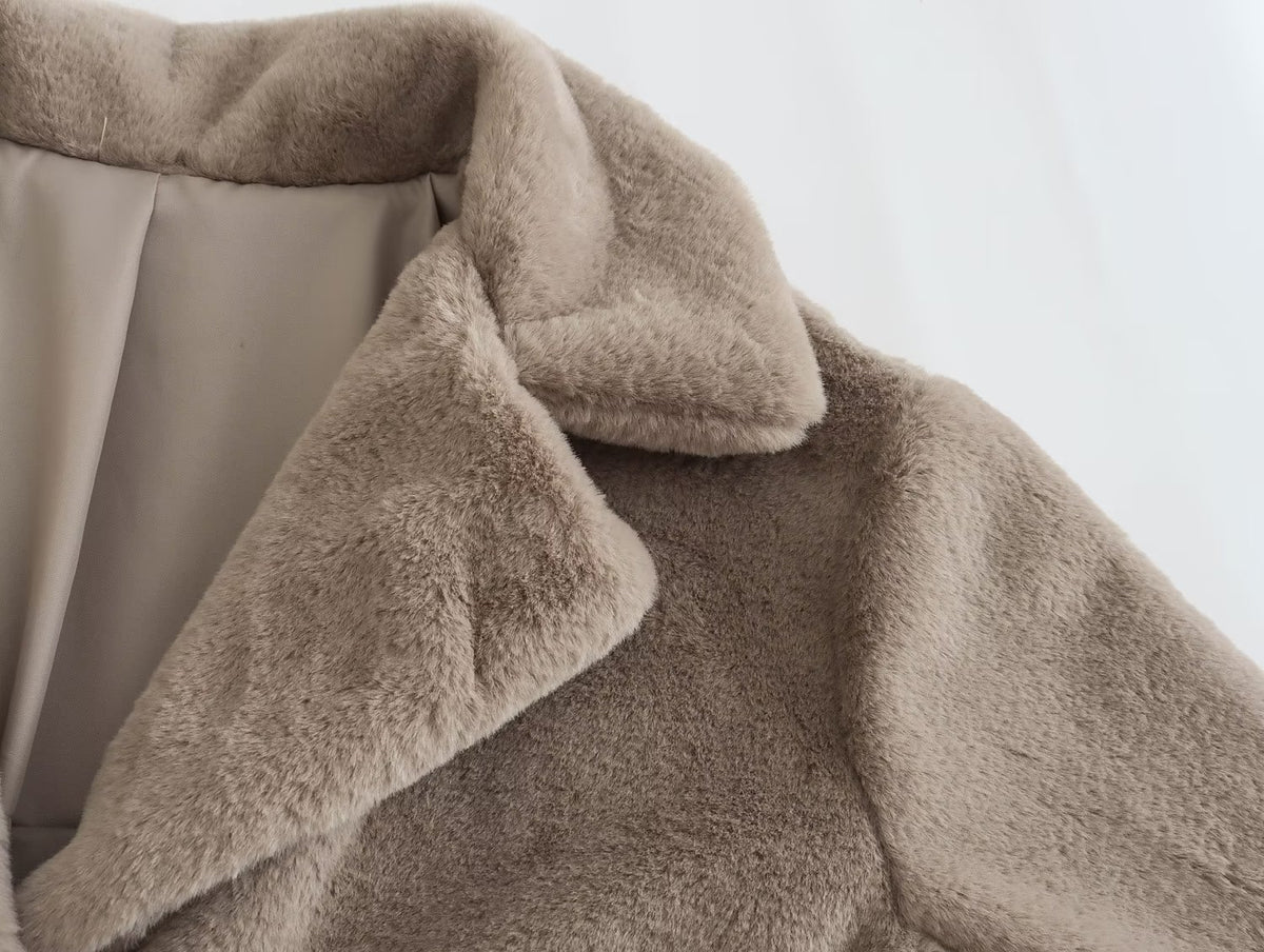 Autumn Winter Women Clothing Loose Casual Coat Coat SenDa