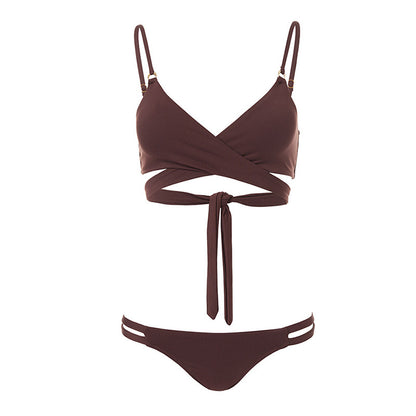 Traje de baño de bikini sexy dividido para mujer