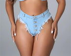 Spring Sexy Nightclub Queen Ultra Short Pants Supply Denim Shorts Women YUPENG
