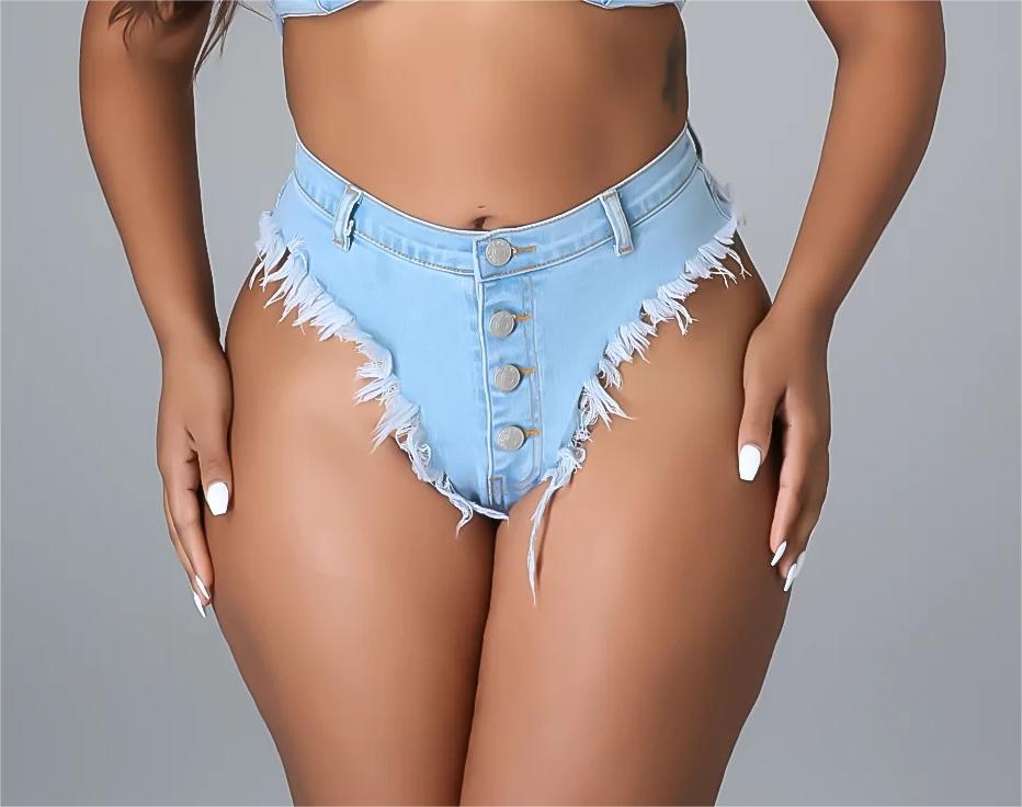 Spring Sexy Nightclub Queen Ultra Short Pants Supply Denim Shorts Women YUPENG