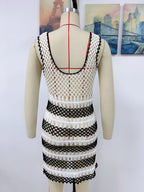 Spring Summer Knitted Long Pullover Loose Color Women Knitwear