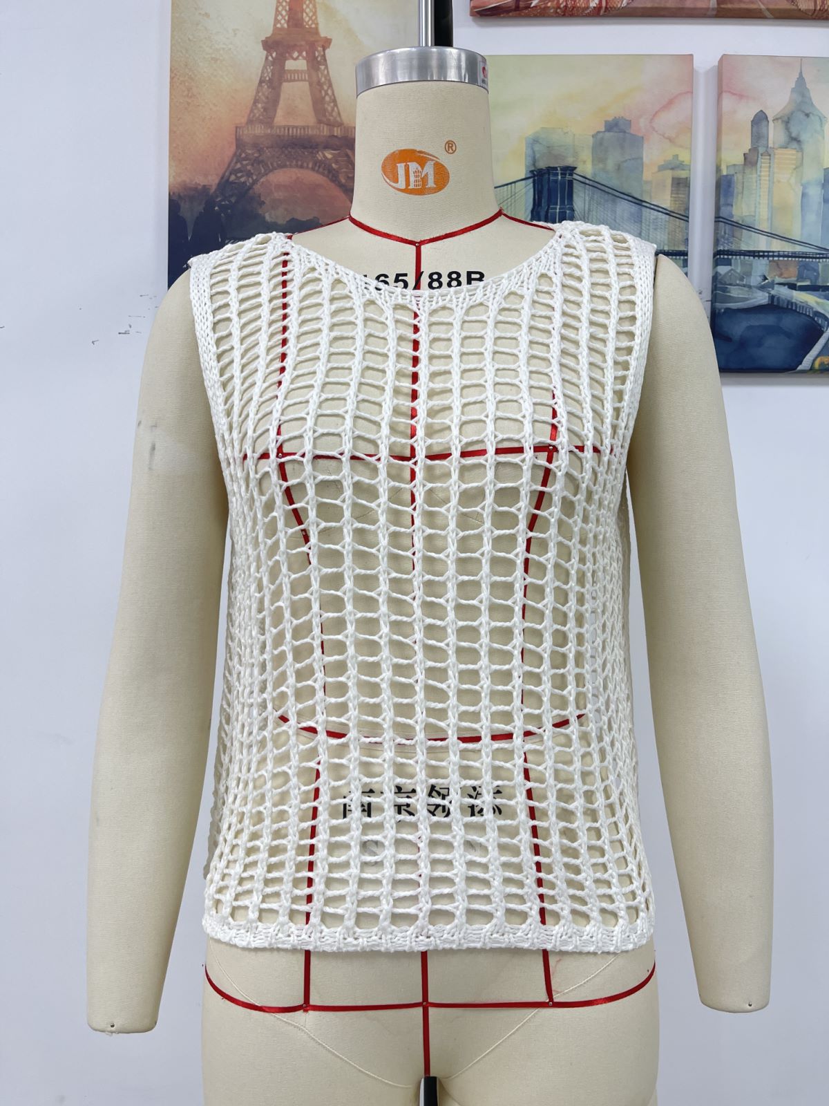 Camisola suelta de primavera y verano para mujer, color liso, prendas de punto