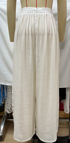 Pantalon de plage décontracté, pantalon ample, vêtements de protection solaire pour vacances à la mer