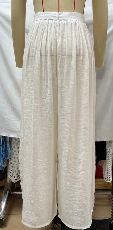 Pantalones de playa casuales, pantalones holgados cruzados, ropa de protección solar para vacaciones en la playa