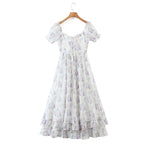 Autumn Romantic Light Purple Lavender off Shoulder Chest Pad Waist Controlled Princess Dress ZDShop