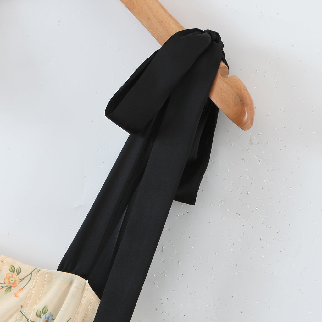 Spring Summer Women Clothing Color Vacation Fresh Sexy Sexy Strap Dress Crisscross ZDShop