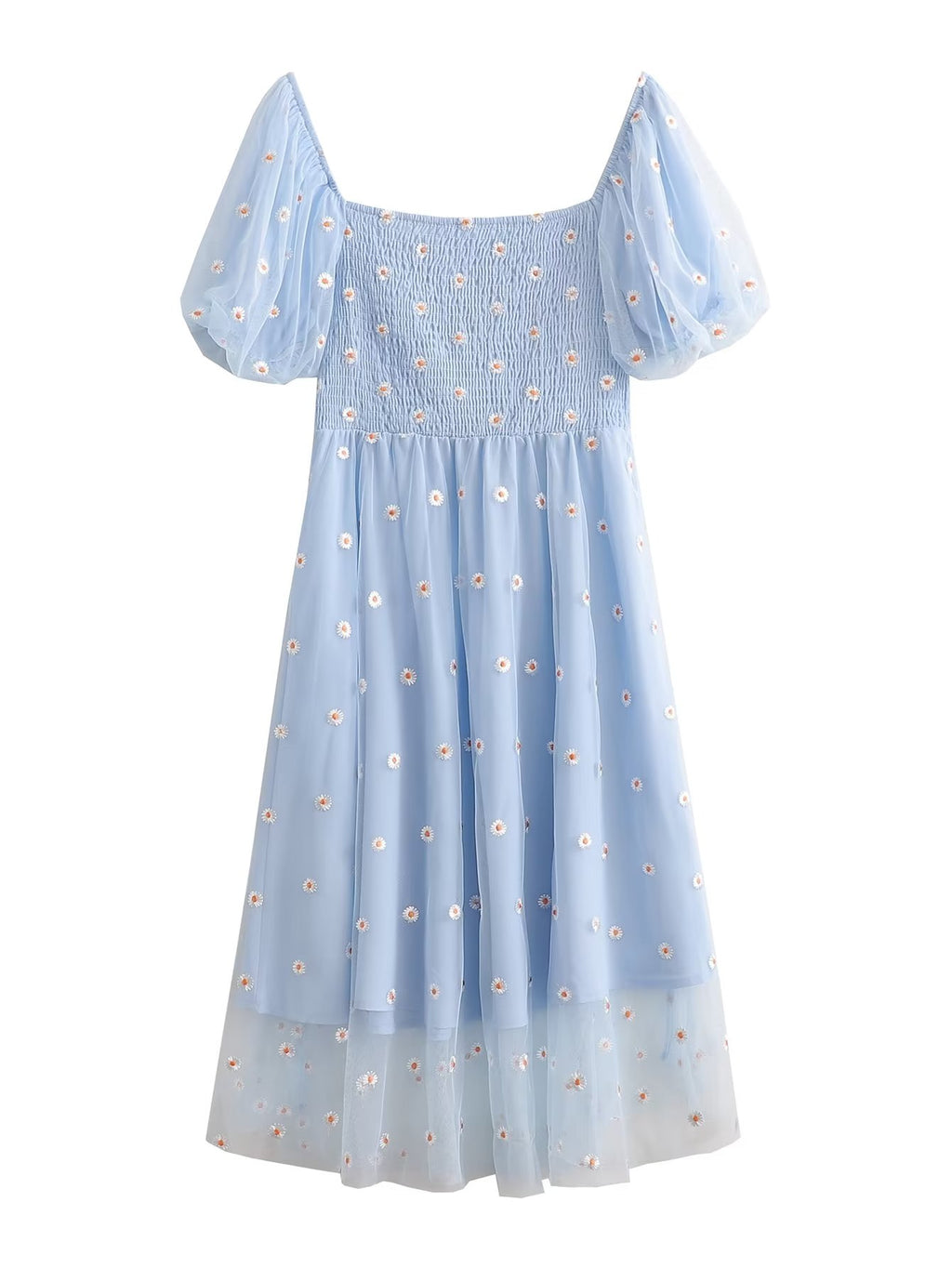 Vestido midi de lunares negro holgado de oficina para mujer, vestido de cintura alta