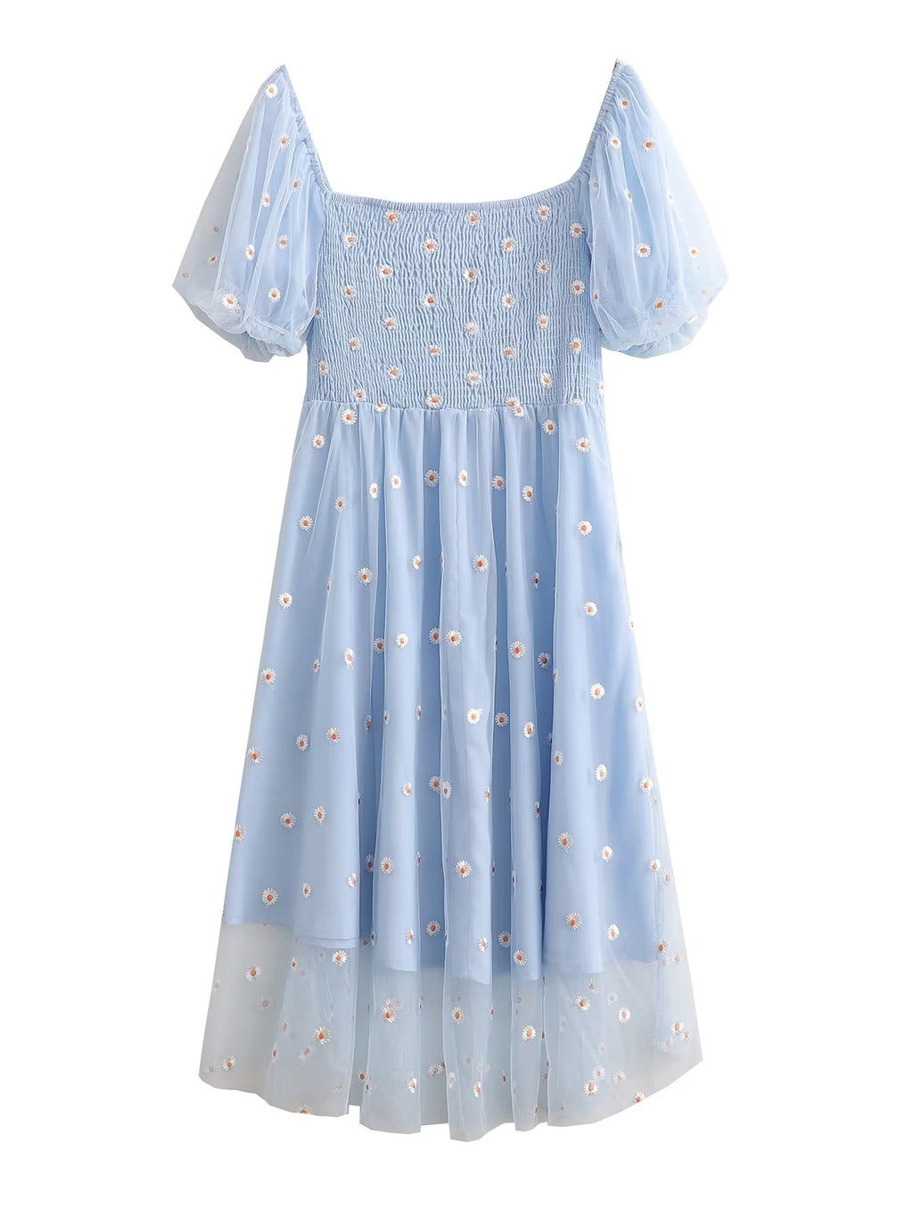 Vestido midi de lunares negro holgado de oficina para mujer, vestido de cintura alta