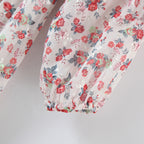 Women off Neck Large Swing Side Split Dress Summer Holiday Embroidery Floral ZDShop