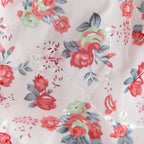 Women off Neck Large Swing Side Split Dress Summer Holiday Embroidery Floral ZDShop