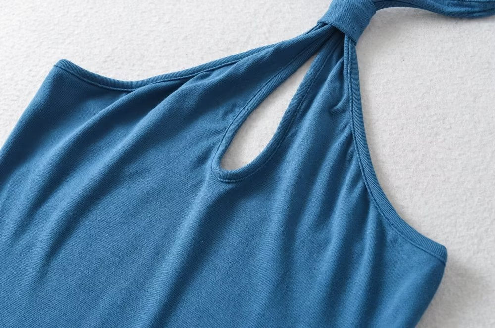 Robe moulante sexy à épaules dénudées et dos nu pour le printemps et l'été