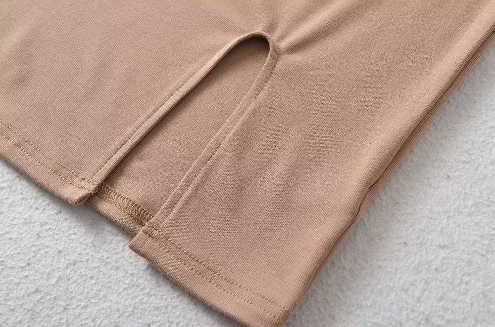 Robe moulante sexy à épaules dénudées et dos nu pour le printemps et l'été