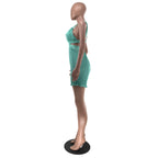 Women Clothing Summer Sexy Sleeveless V neck Folding Suspender Jumpsuit Fanti