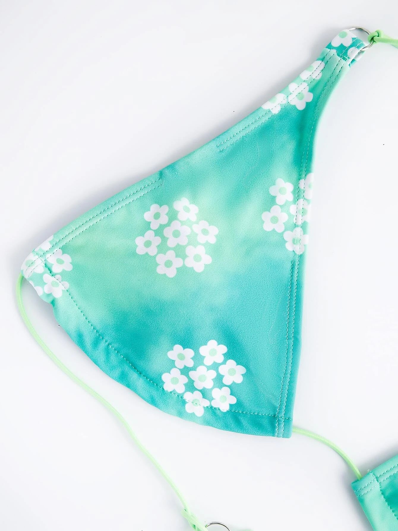 Traje de baño de bikini halter cruzado con estampado floral de Bikinx