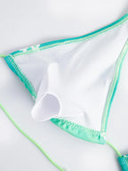 Maillot de bain bikini dos nu croisé à imprimé floral Bikinx Crisscross