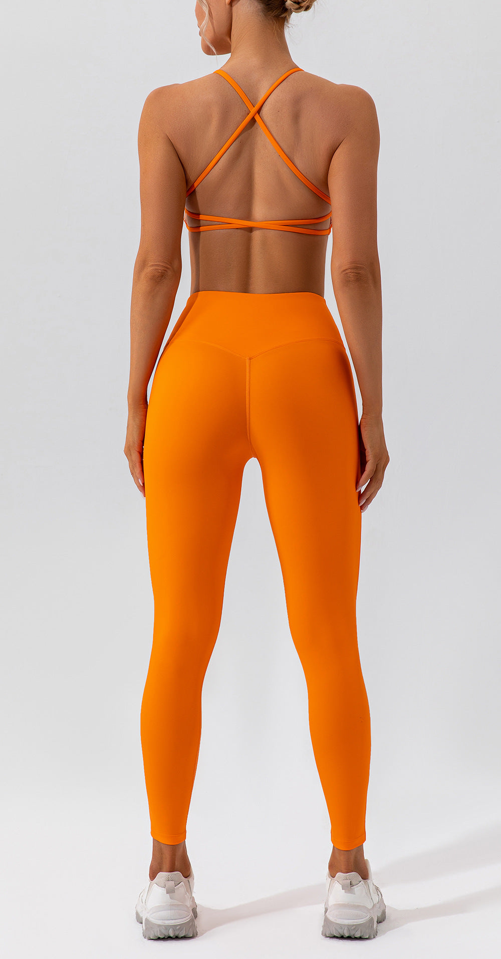 Spring Sports Suit Women Fitness Casual Running Quick Drying Nude Feel Skinny Yoga Clothes Suit Yevki