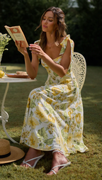 Women Summer New Bohemian Vacation Print Strap Dress CC