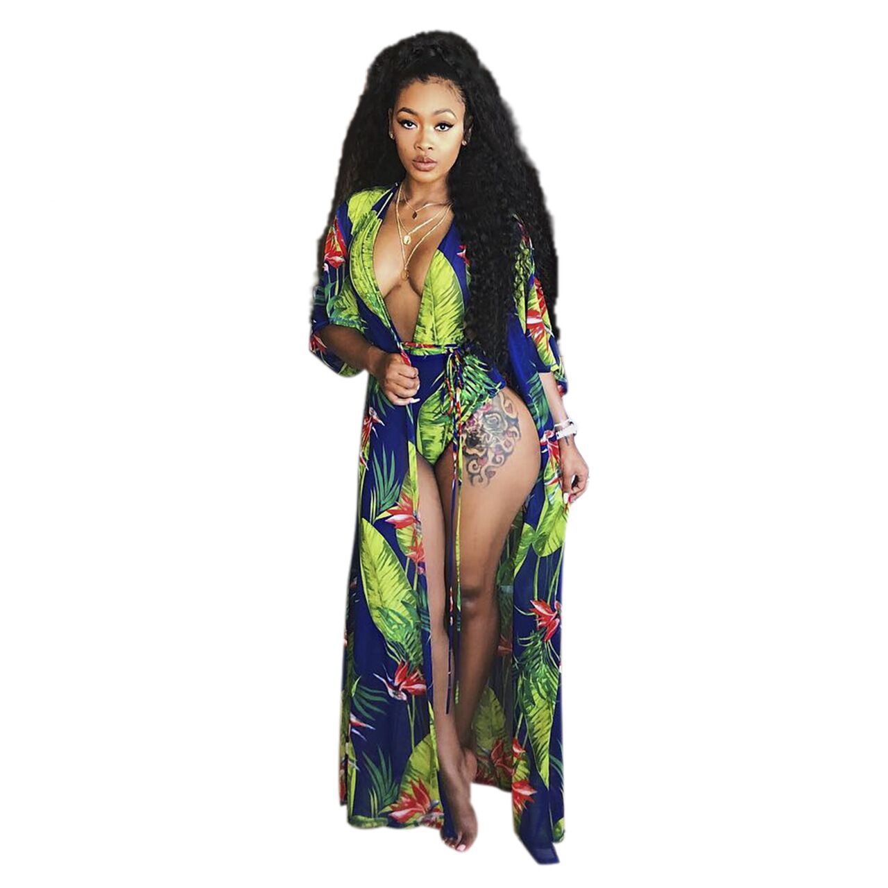 Traje de baño de dos piezas de bikini sexy para mujer