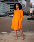 Women Clothing Dress Long Sleeve T-shirt Mid Solid Color Basic Summer Autumn Endless