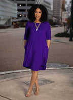 Women Clothing Dress Long Sleeve T-shirt Mid Solid Color Basic Summer Autumn Endless