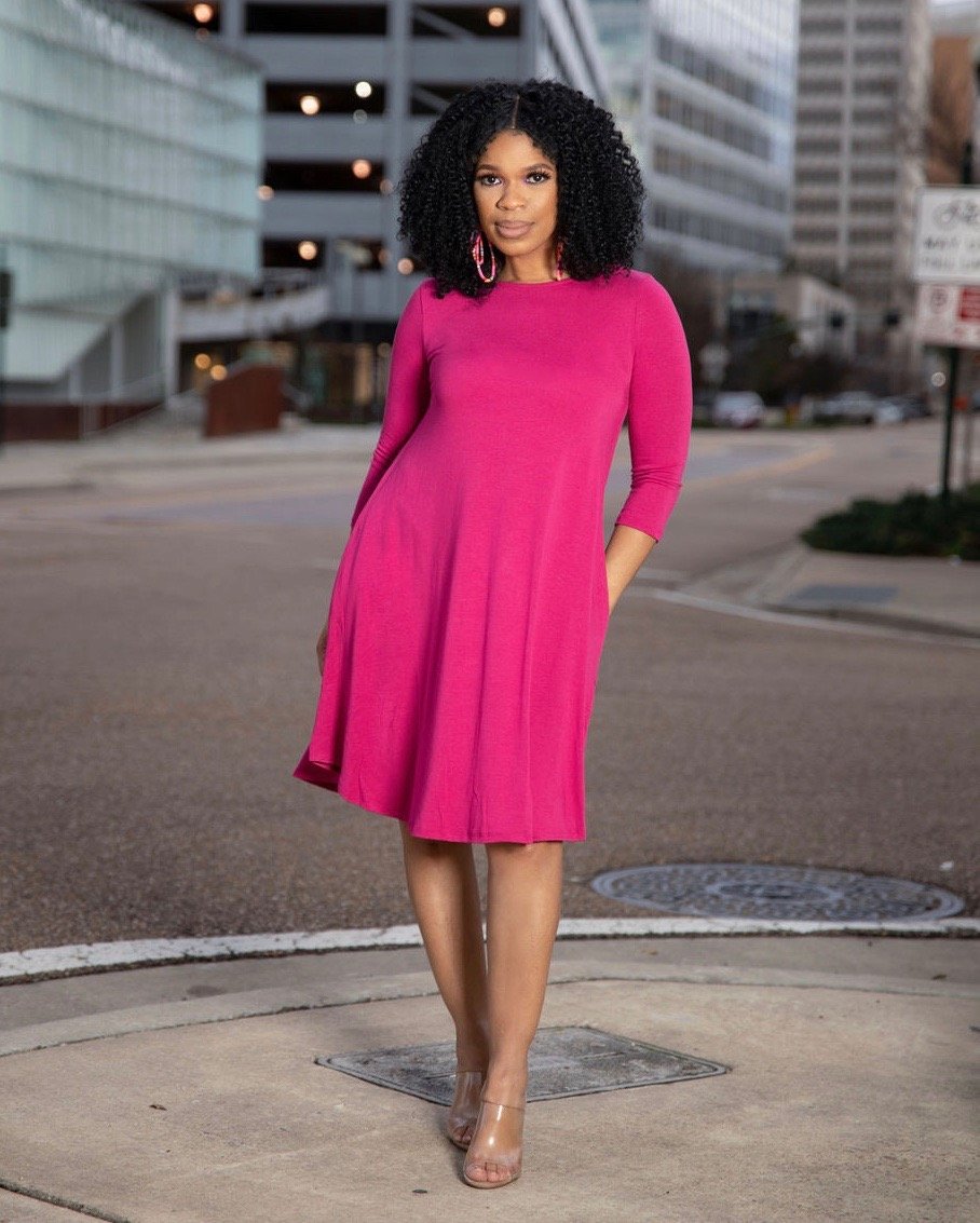 Women Clothing Dress Long Sleeve T-shirt Mid Solid Color Basic Summer Autumn Endless