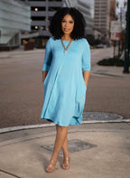 Women Clothing Dress Long Sleeve T-shirt Mid Solid Color Basic Summer Autumn Endless