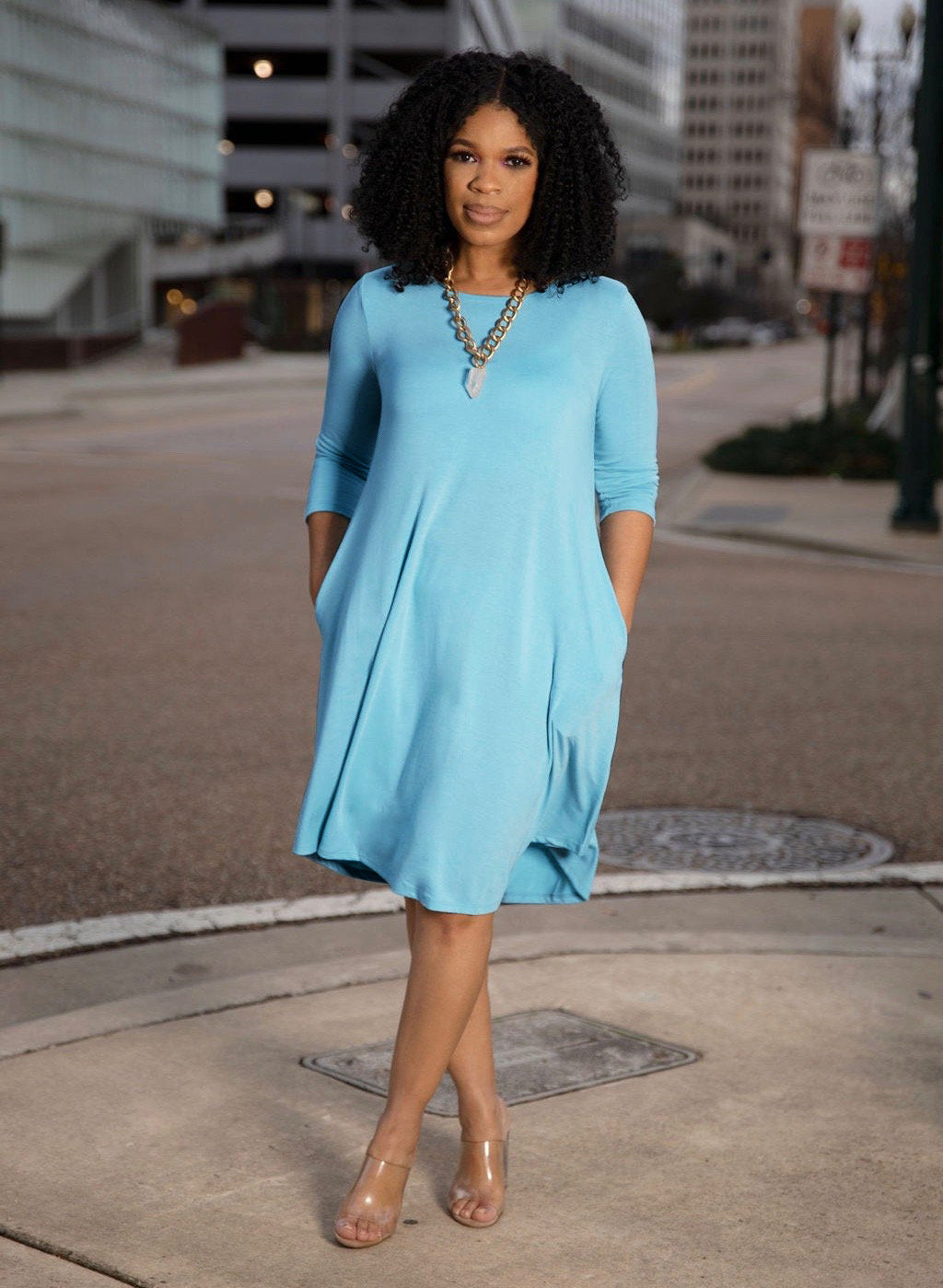 Women Clothing Dress Long Sleeve T-shirt Mid Solid Color Basic Summer Autumn Endless