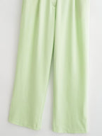Women Clothing Elegance Sleeveless V neck Vest Jacket Casual Trousers OneGirl