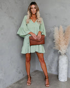 Women Summer New Lace Tassel Lace Patchwork Ruffled Dress CC