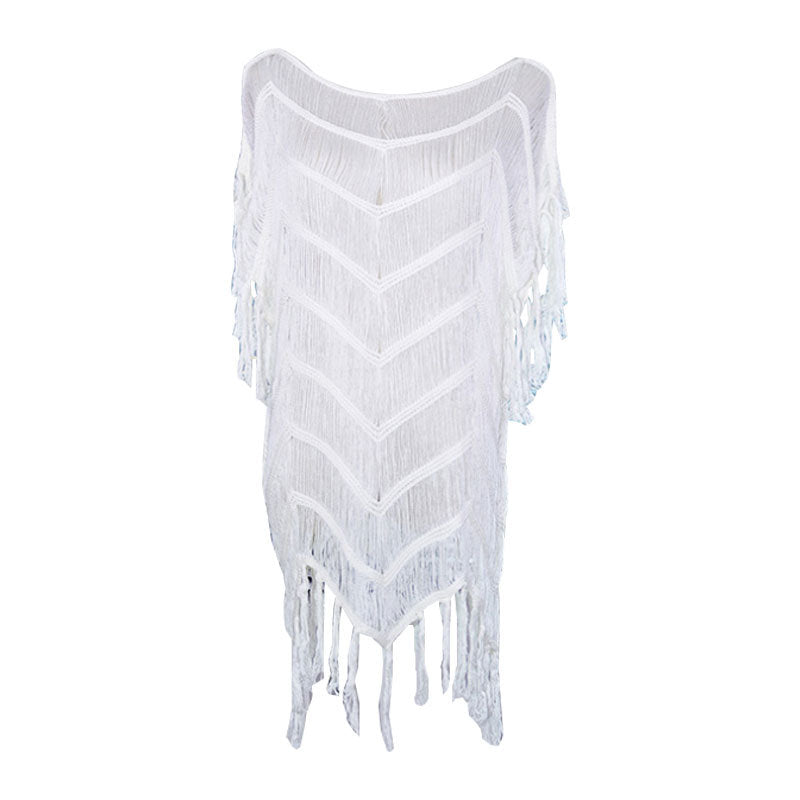 Crochet Knitted Strip Beach Cover-Up Bikini Cover-Up Swimwear Cover-Up Crochet hook