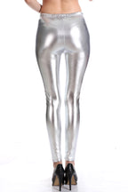 Leggings en cuir brillant, tenues de scène sexy pour boîtes de nuit, vêtements de spectacle, source du fabricant de leggings