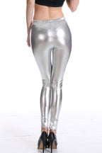 Leggings en cuir brillant, tenues de scène sexy pour boîtes de nuit, vêtements de spectacle, source du fabricant de leggings
