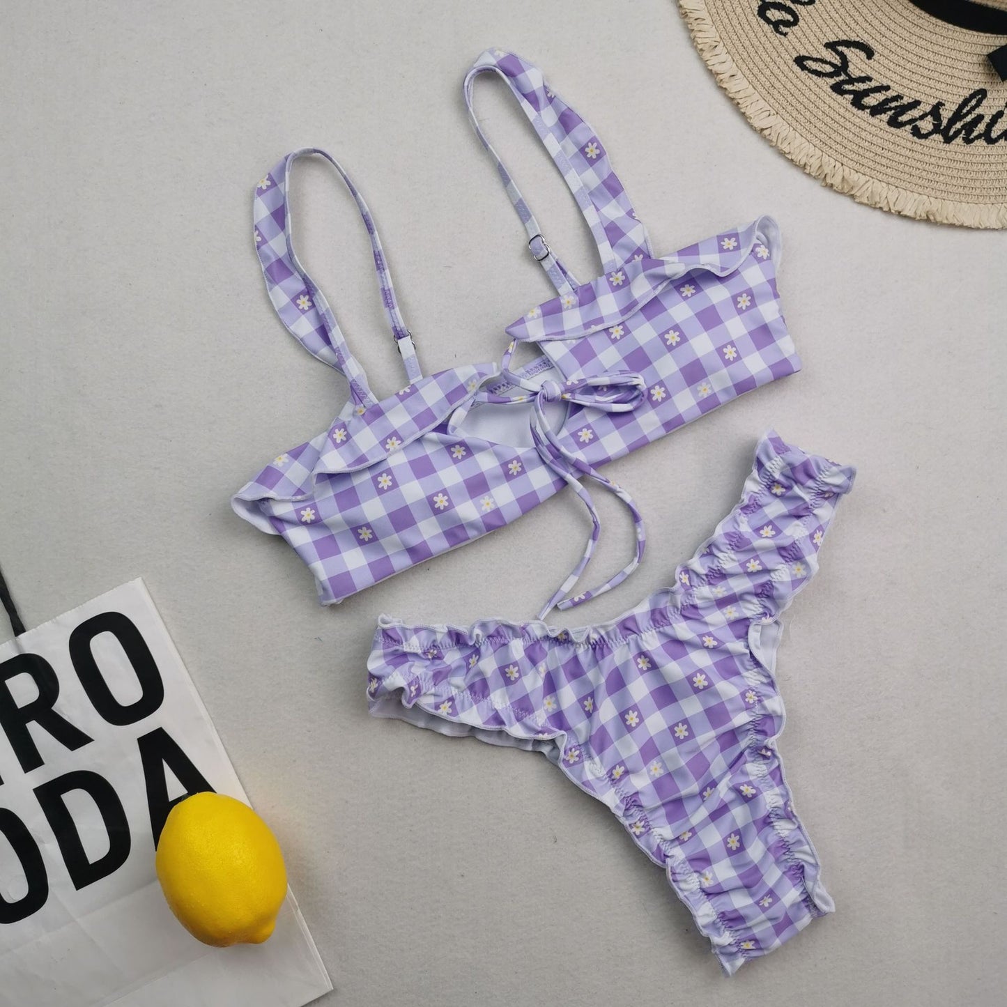 Purple plaid