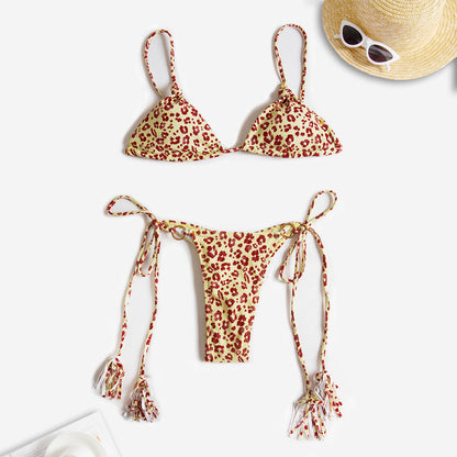 Bikini Sexy Bikini Traje de Baño Sexy Cuerda Traje de Baño de Piscina