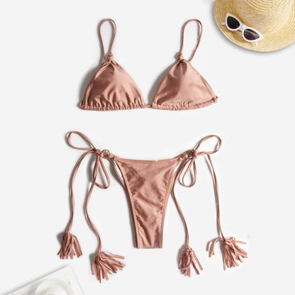 Bikini Sexy Bikini Traje de Baño Sexy Cuerda Traje de Baño de Piscina