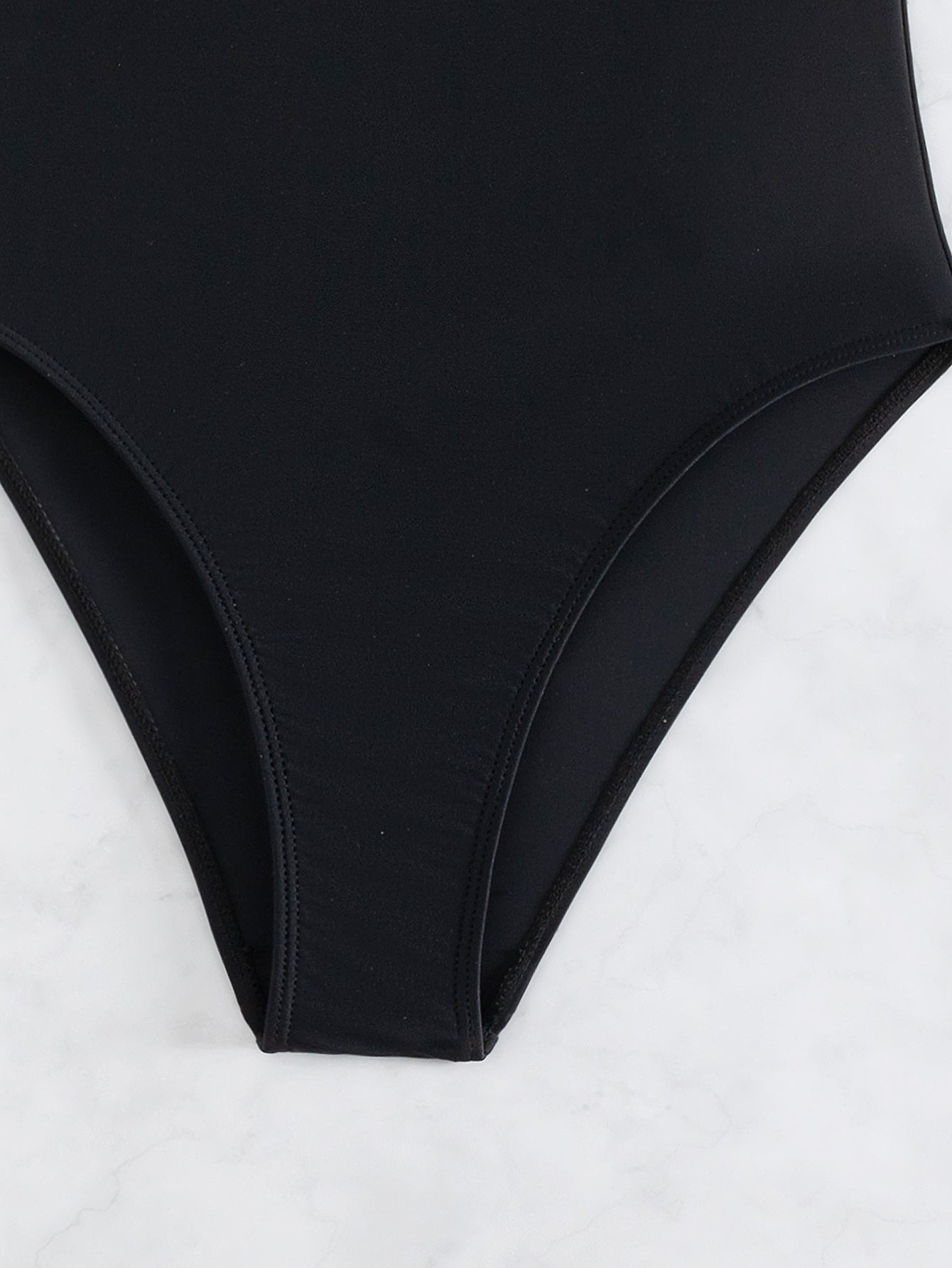 Traje de baño de una pieza para mujer, bikini sexy de una pieza con cuello halter y lentejuelas, sin espalda