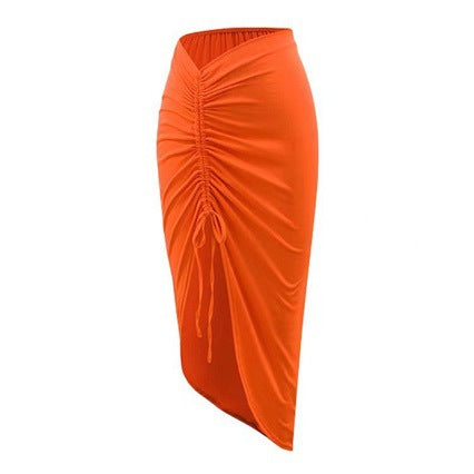 Orange Separate Gauze Skirt