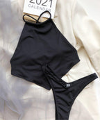 Bellyband Bikini Split Small Sunken Stripe Swimsuit Swimsuit