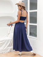 Women Comfortable Durable Suspender Waist Dress Timespool