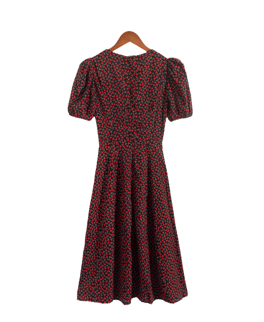 Street Short Sleeve Polka Dot Print High Waist Dress Women Sexy Floral Wrapped Chest Casual Split Dress PullWind