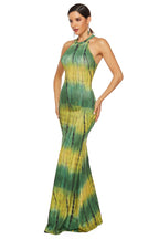 Women Clothing Painted Printed Pattern Hanging Bo Hollow Out Cutout Sexy Dress Cocktail Dress Slimming Dress TREDIA