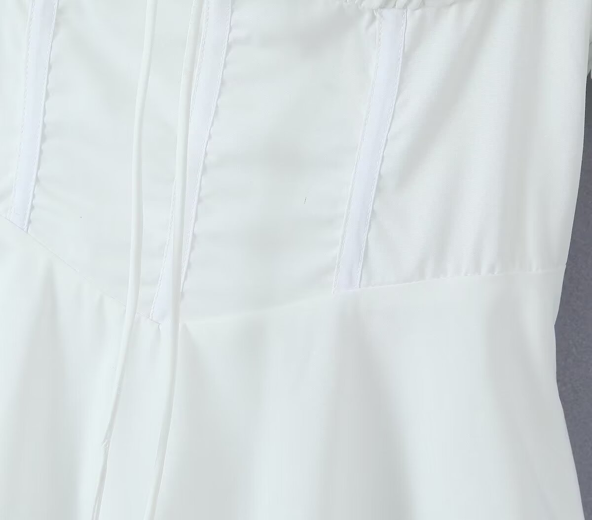 Spring Women Clothing Back Strap Waist Shaping Dress Short ZDShop