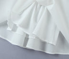 Spring Women Clothing Back Strap Waist Shaping Dress Short ZDShop