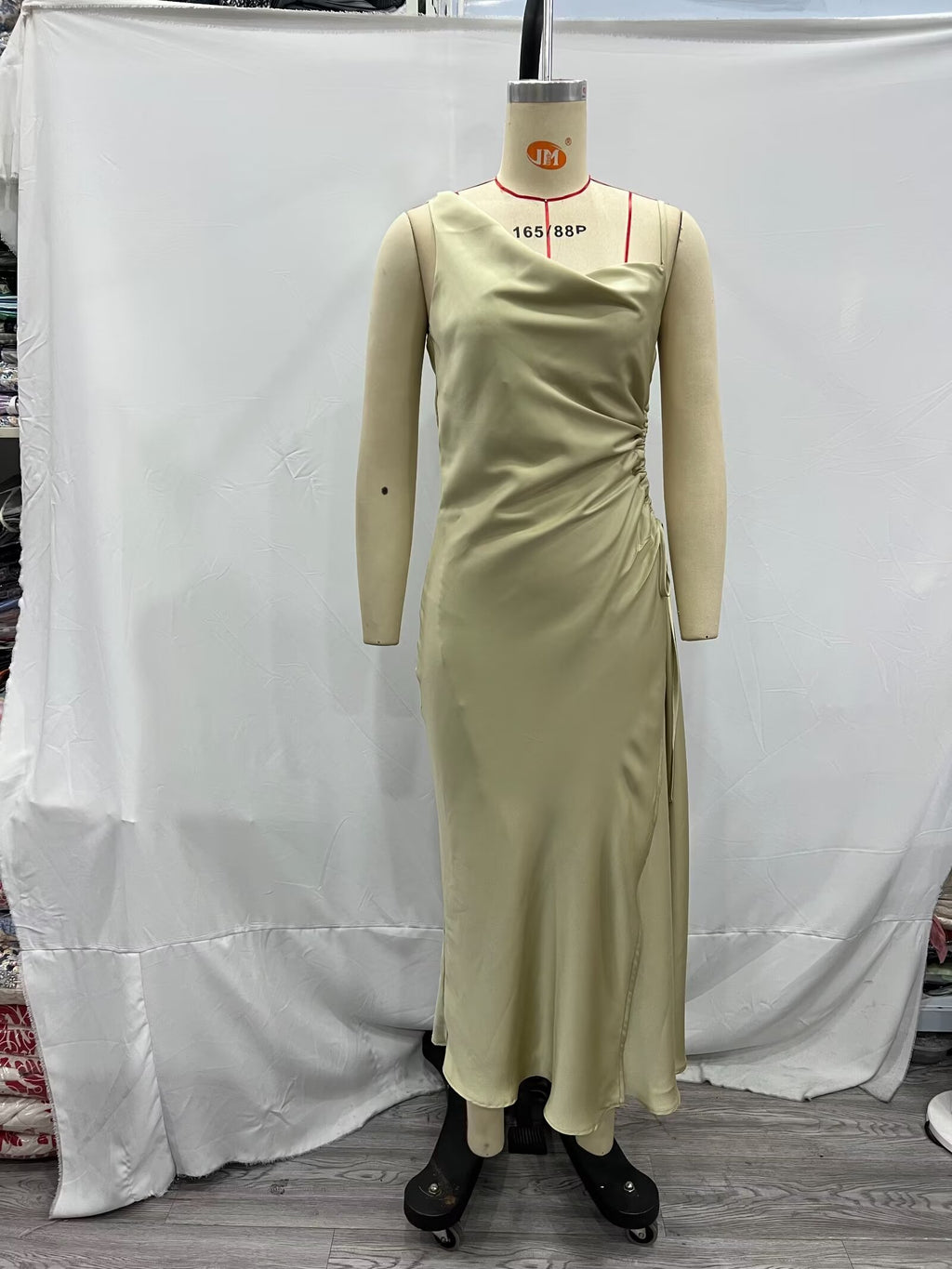 Winter Women Clothing Slim Hollow Out Cutout Swing Collar Slit Dress CHEN
