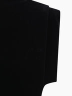 Spring Sexy Short Sleeve Velvet Belt Padded Shoulder Sheath Dress CHEN